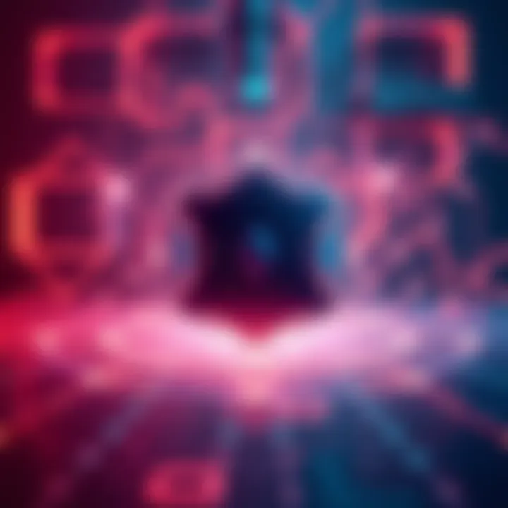 A digital representation of Cardano's logo merging with LayerZero technology symbols, showcasing enhanced connectivity and interoperability.