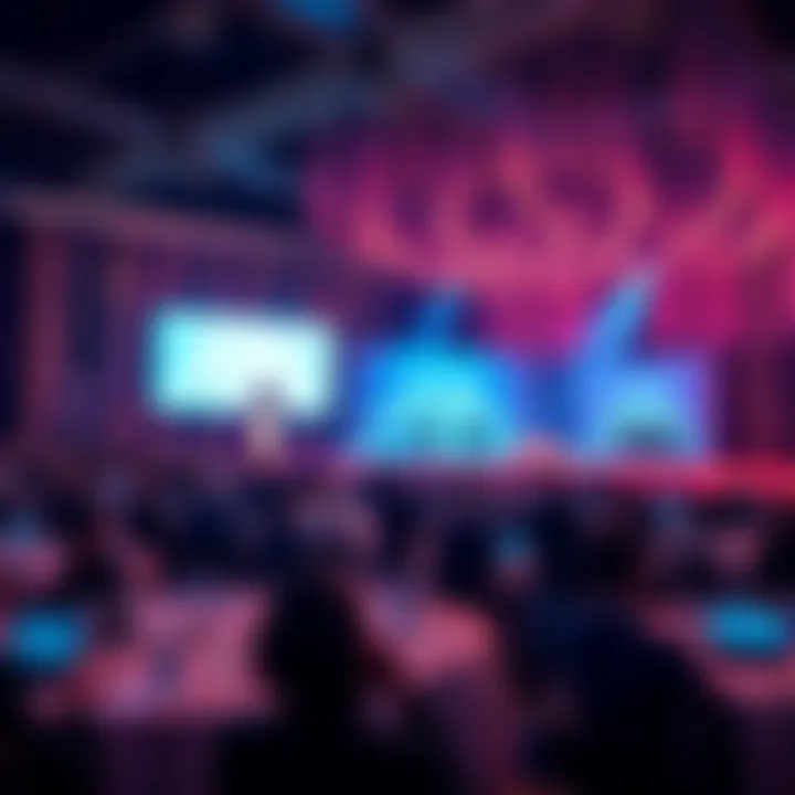 A visual representation of the Cardano360 event showcasing the MVG Project presentations and discussions by the Input Output Group.