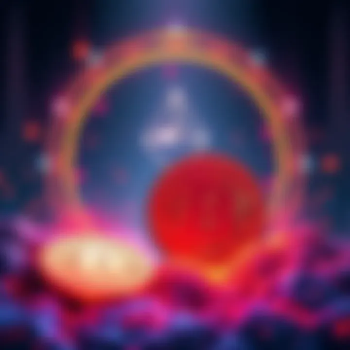 Cardano and Bitcoin Integration Illustration showing Cardano and Bitcoin logos merging, symbolizing their collaboration in the crypto market.