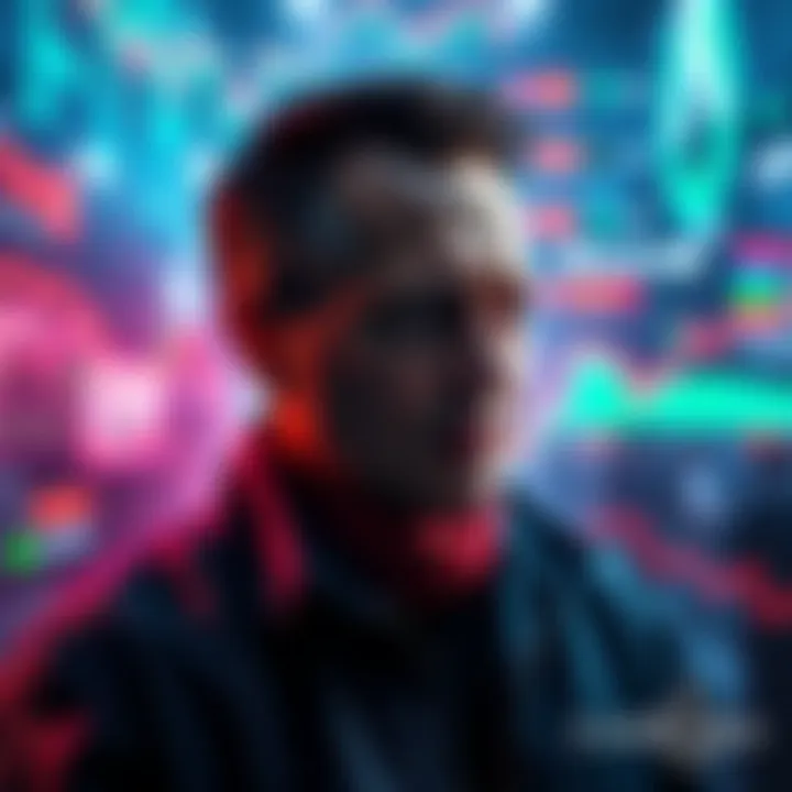 Visual representation of the volatility in cryptocurrency markets with a focus on Cardano and Mantra's OM token decline.