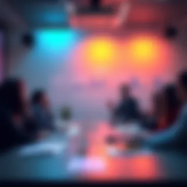 Nicolas Cerny explaining Cardano governance in a meeting setting with charts and community members present