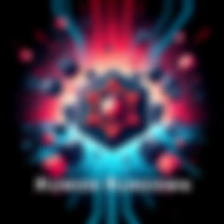 Cardano Rumor Rundown An illustration of the Cardano logo surrounded by abstract blocks and digital elements, representing the latest developments and rumors in the Cardano network.