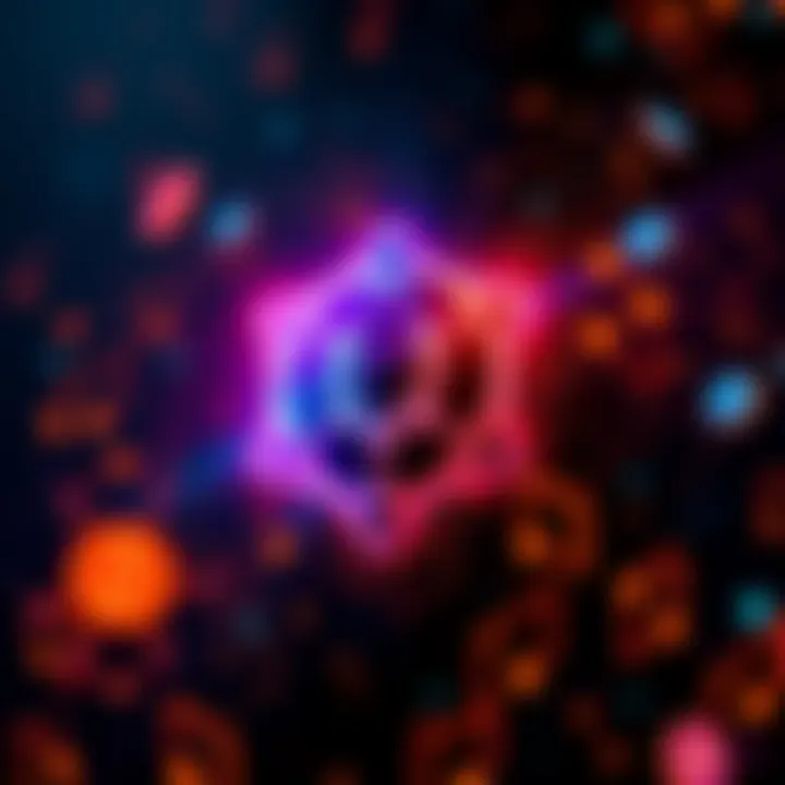 Cardano Rumor Rundown Cover A graphic representing the Cardano logo with rumors and insights swirling around it, featuring digital assets and crypto elements.