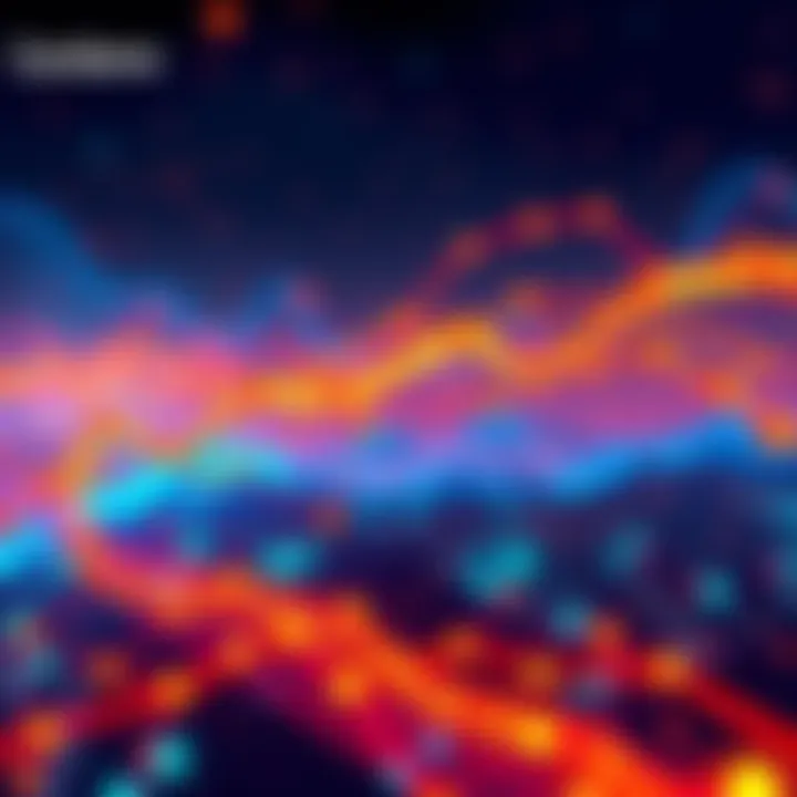 Visual representation of Cardano's blockchain linked with Wanchain, illustrating enhanced DeFi applications and growth in stablecoins.