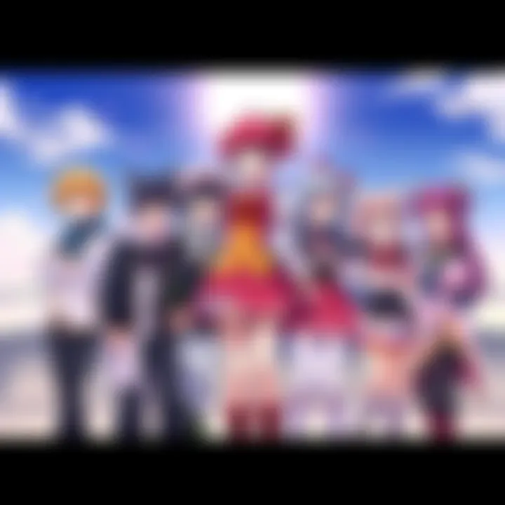 A group of Cardcaptors characters standing together, showcasing their unique outfits and expressions, hinting at new adventures ahead without Sakura.
