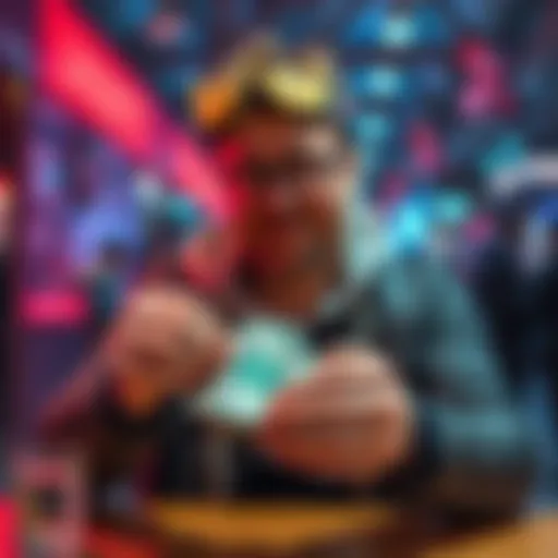 A person exchanging USDT for cash in a safe meetup in the UK