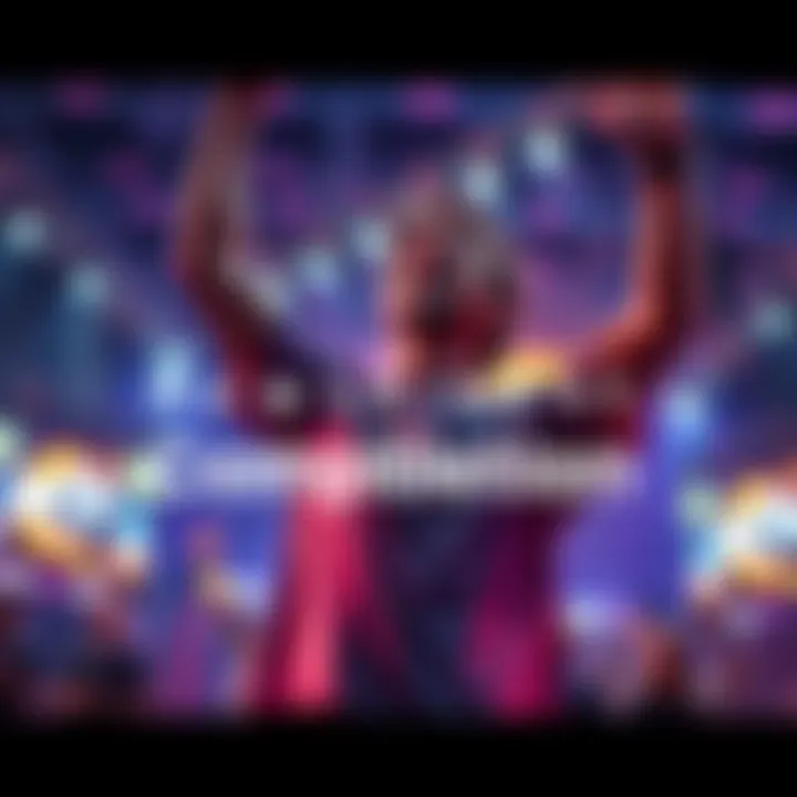 Celebrating a Challenge Completion A person joyfully celebrating after completing a challenging task for the first time, showing a sense of accomplishment and happiness.