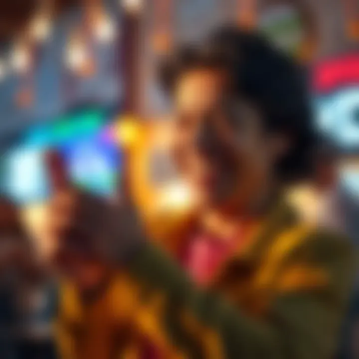 A person joyfully celebrating after receiving a long-awaited XYO payment, with a big smile and holding a phone showing the payment notification.