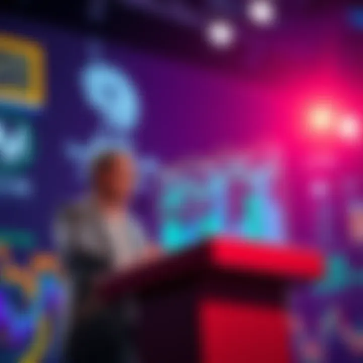 Human API CEO speaking at a podium about AI bot collusion and market risks