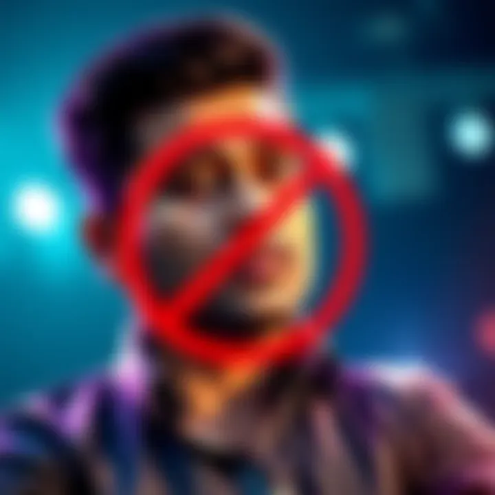 Vikrant Sharma, CEO of Cake Wallet, shown with a warning symbol, indicating his ban from forums for using abusive mental health slurs