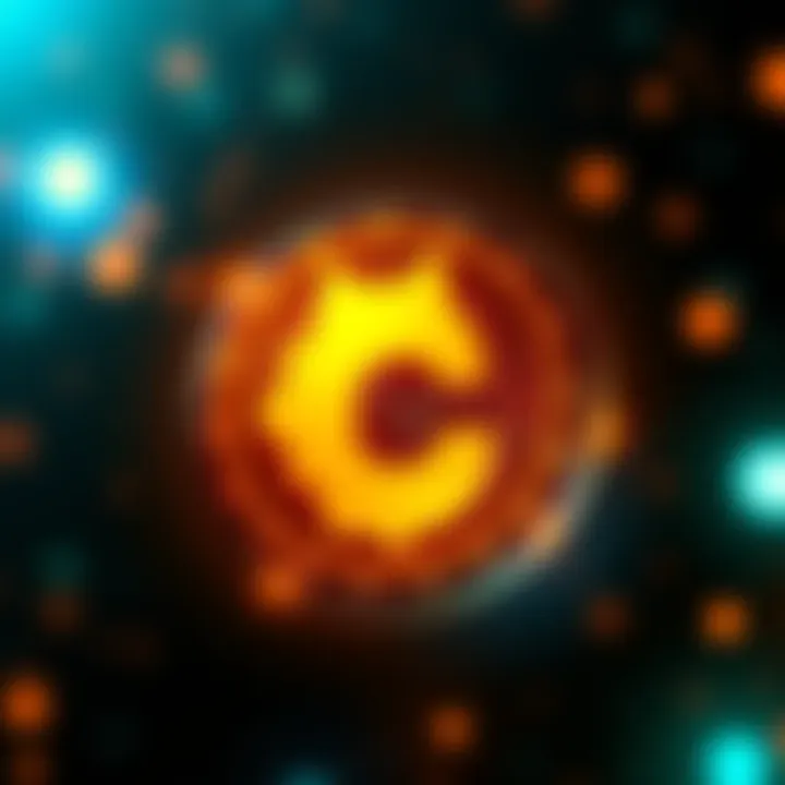 A digital representation of the Chadogecoin currency symbol, representing its rise in the cryptocurrency market.