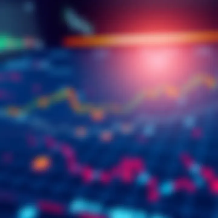 A visual representation of Chainlink empowering Polymarket's new 5-minute crypto trading market with graphs and digital currency symbols.