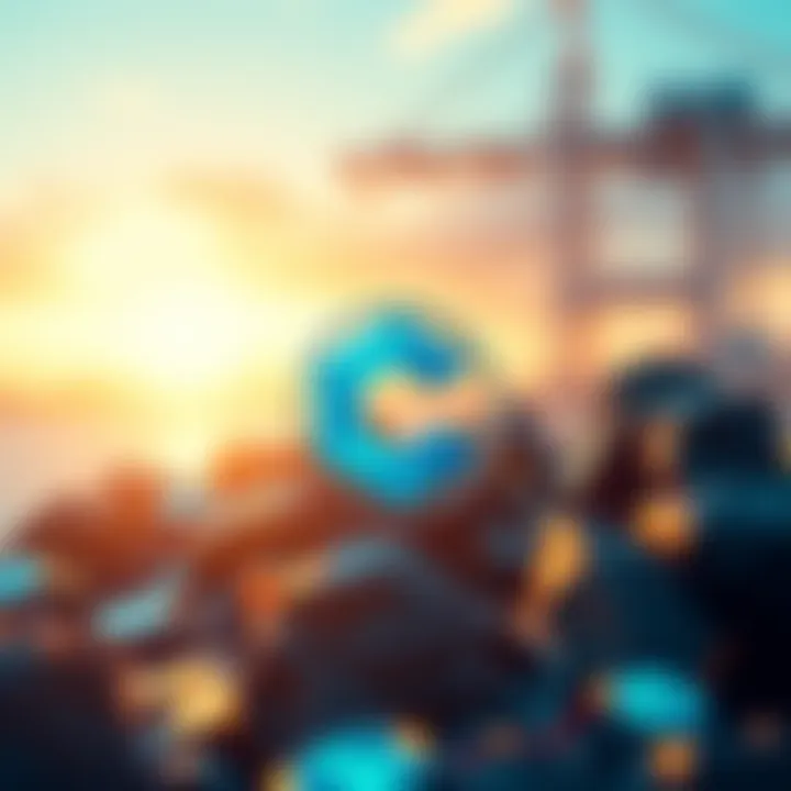 Chainlink logo with visual representation of a $100 trillion market and digital assets