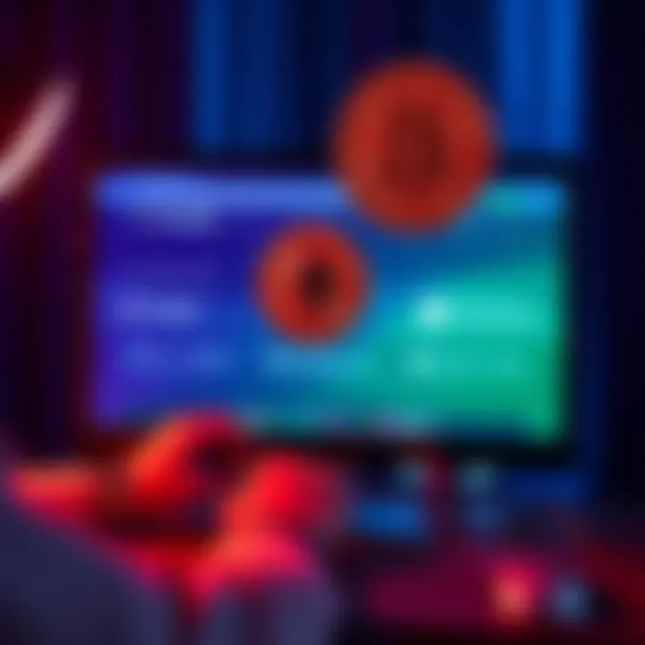 A person swapping Bitcoin for Ethereum on a computer screen showing the Changelly platform