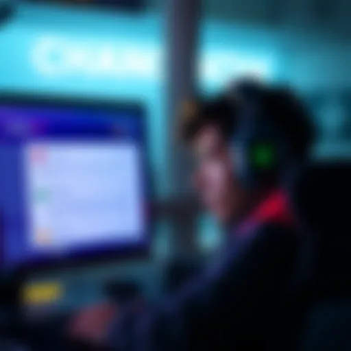 A frustrated user looks at their computer screen, displaying email exchanges about a delayed refund from ChangeNOW for 2,995 USDC.