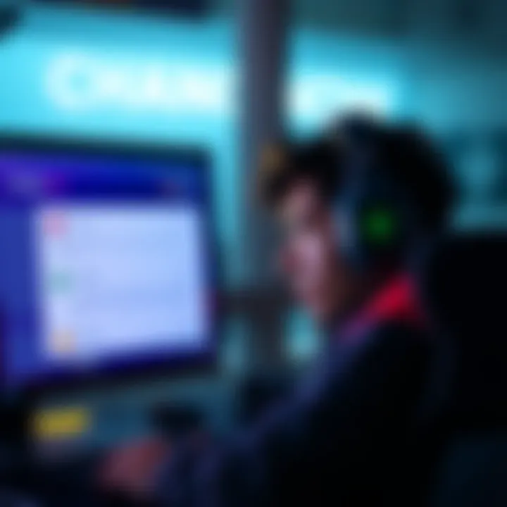 A frustrated user looks at their computer screen, displaying email exchanges about a delayed refund from ChangeNOW for 2,995 USDC.