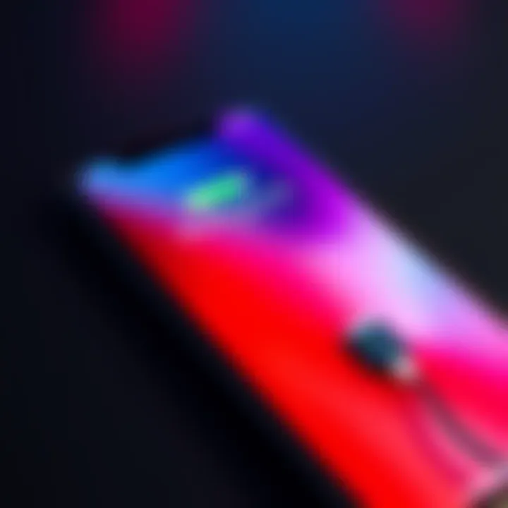 A smartphone displaying a charging error message on the screen with a charging cable connected.