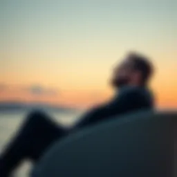 Charles Hoskinson, founder of Cardano, sitting in a relaxed pose, looking thoughtful with a serene background.