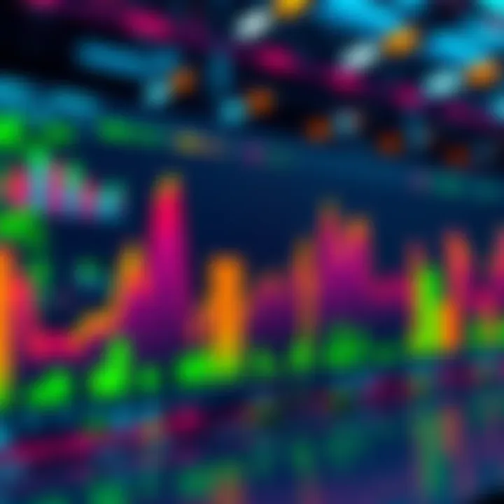 A colorful chart displaying real-time data results generated using Python code from Chat GPT.