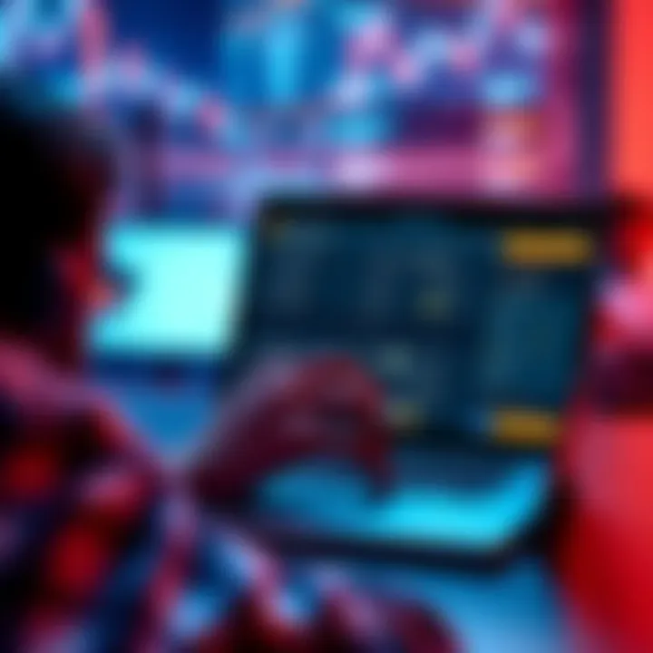 A person reviewing SHIB wallet transactions on a laptop screen, showing various transaction details and a digital wallet interface.
