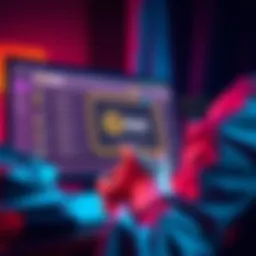 A person looking at their Yoroi wallet on a computer screen, reviewing the titanADA token received from staking.