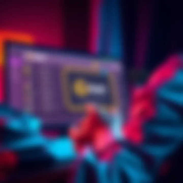 A person looking at their Yoroi wallet on a computer screen, reviewing the titanADA token received from staking.