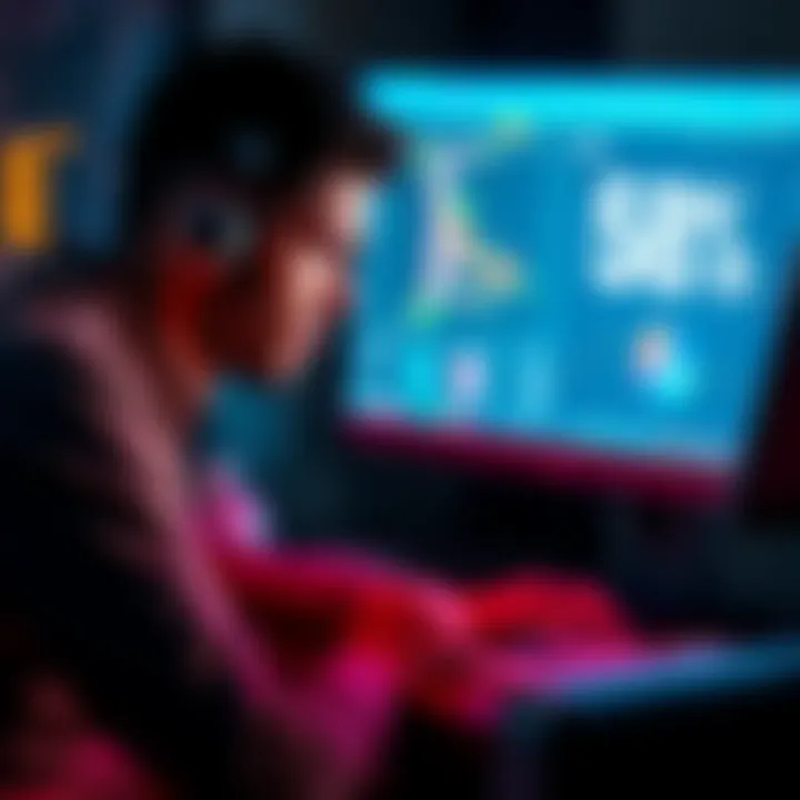 A person looking at a computer screen displaying Chia plotting software stuck at 58%