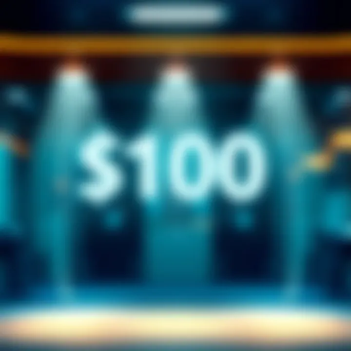 A graphic showing a $100 bonus for new Chime Bank members with a direct deposit of $200 or more.