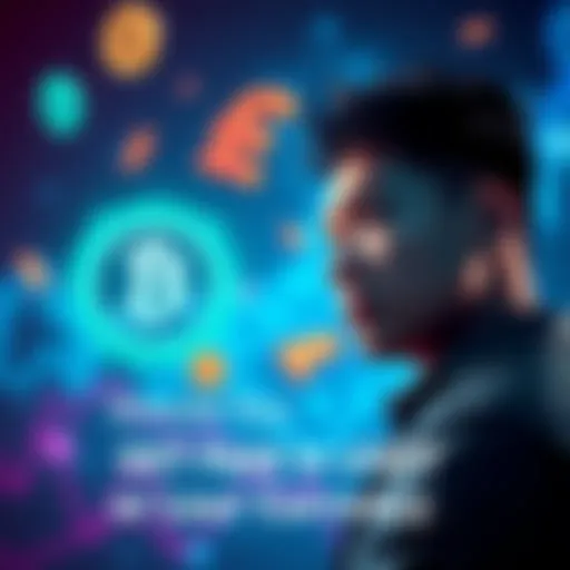 A person contemplating whether to be paid in USDT or local currency, with currency symbols showing both options
