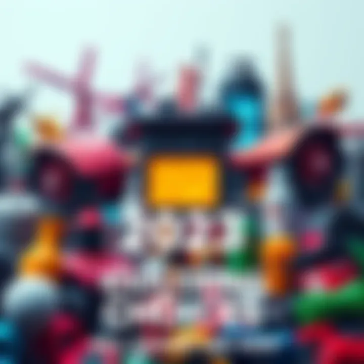 A collage of diverse lifestyle options and product innovations that reflect current trends