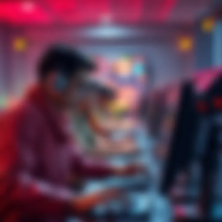 Participants coding for CKB AI Agent Hackathon Developers collaborating and coding at computers during the CKB AI Agent Hackathon