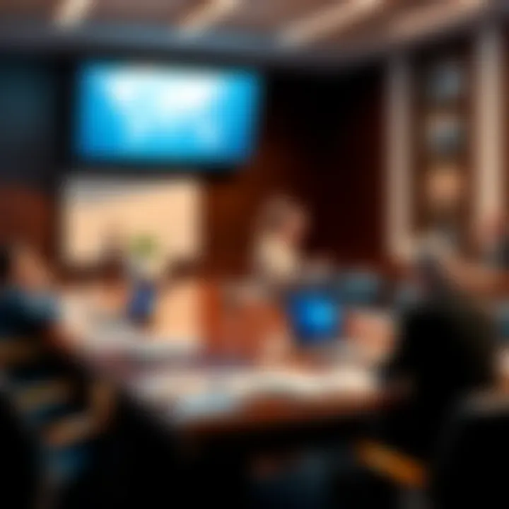 Lawmakers discussing the future of the CLARITY Act, showing a conference table with documents and computers