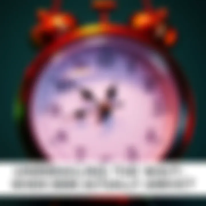 A clock with blurred hands symbolizing the ambiguity of 'soon'.