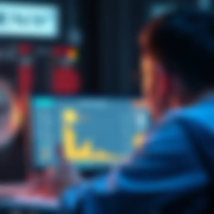 A person looking at a computer screen showing a strange coin in their online account