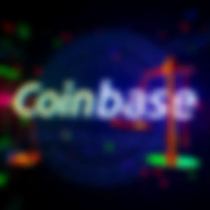 A visual representation of Coinbase logo with legal symbols, highlighting tensions around the CLARITY Act.