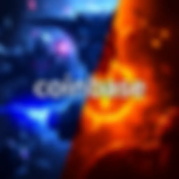 Coinbase Sponsoring League of Legends and Valorant A graphic showcasing Coinbase's logo alongside popular esports games League of Legends and Valorant, emphasizing their new sponsorships.