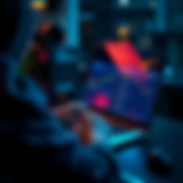 Coinbase Trading Feature A user on a laptop looking at Coinbase interface for stock and ETF trading.