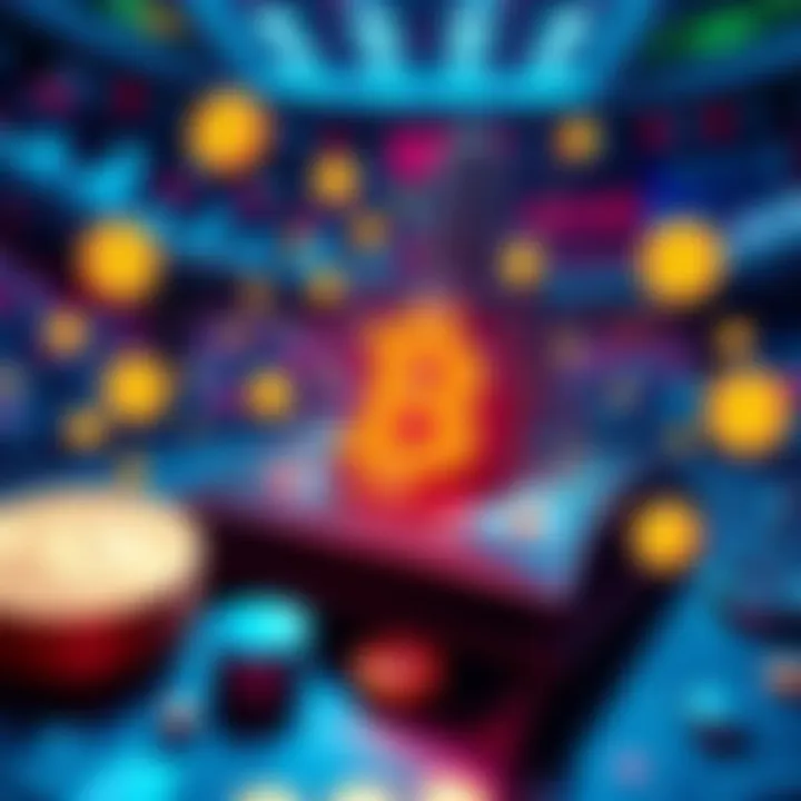 A visual representation of cryptocurrency transactions and challenges faced by users