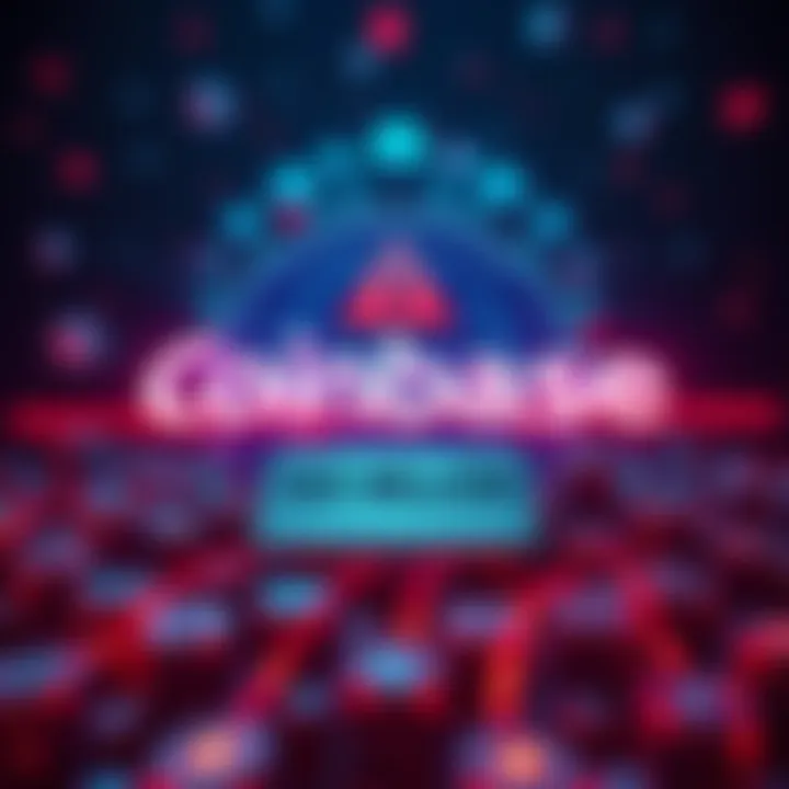 A graphic showing a hacked Coinbase logo with a warning sign and a ransom note symbolizing the $20 million demand, surrounded by KYC data icons