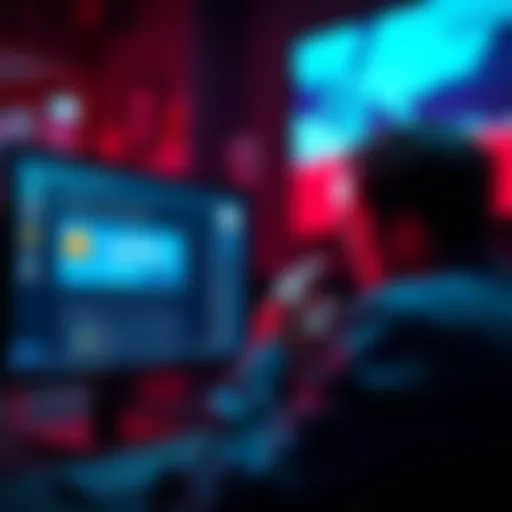 A frustrated person staring at a computer screen showing Coinbase's USDC interest offer with a zero balance notification.