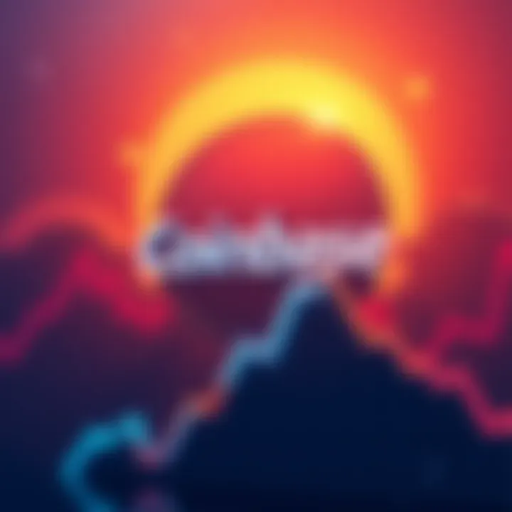 Coinbase Layoffs Announcement A digital illustration showing the Coinbase logo with a graph trending downwards, symbolizing recent layoffs and challenges in the crypto market.