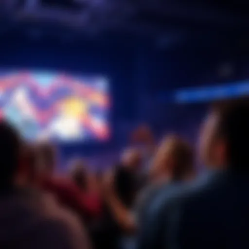 Audience booing during Coinbase's karaoke performance at the Super Bowl