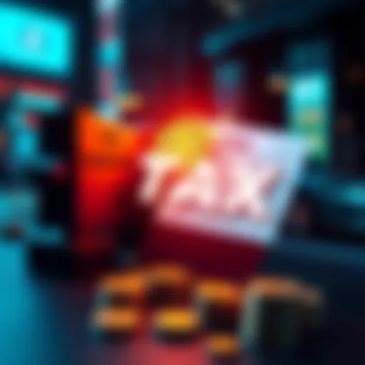 Graphic showing Coinbase tax lot updates for 2025 with tax documents and features highlighted