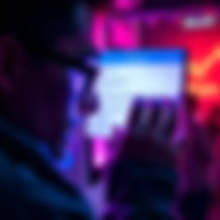 A person scrutinizing a Coinbase verification email, emphasizing digital security and awareness.