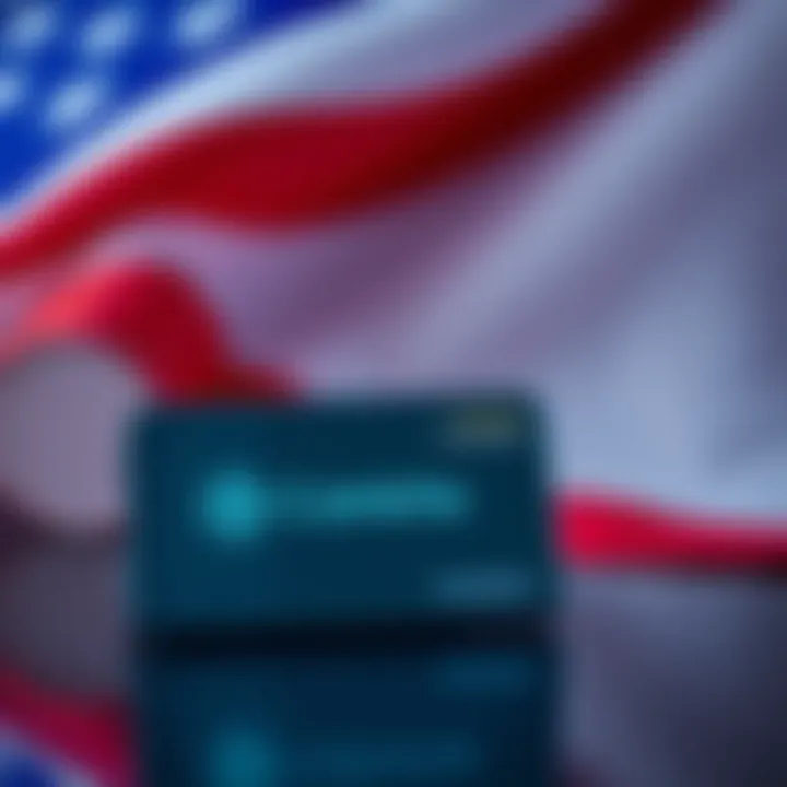 Coinkite Coldcard device placed next to a U.S. flag, highlighting potential tariff concerns in 2025.