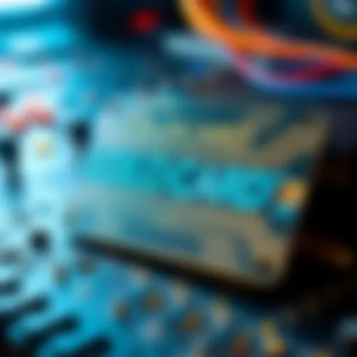 A close-up view of the COLDCARD Mk5, showcasing its sleek design and security features for cryptocurrency storage.