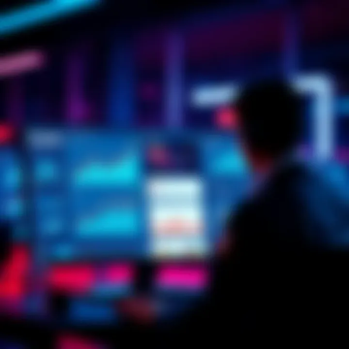A person analyzing ColdCard device security with charts and multisig setup options displayed on a screen.