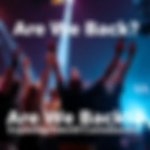 A diverse group of people joyfully raising their arms in celebration, symbolizing a hopeful resurgence in various fields.