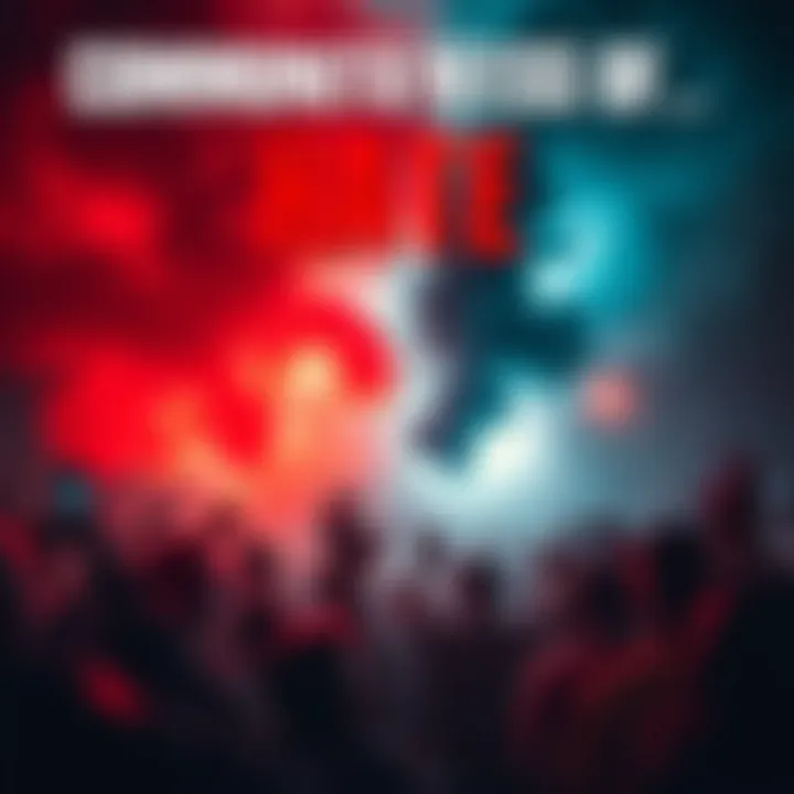 Communities of Hate A thought-provoking visual representing the contrast between negativity and positivity in community dynamics