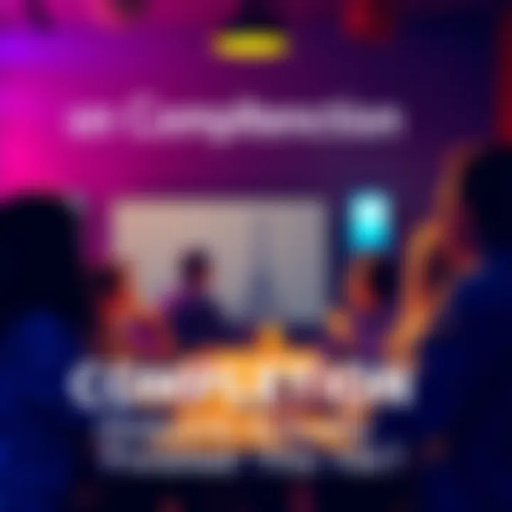 A group of people engaged in a lively discussion about completing a project, sharing thoughts and experiences.